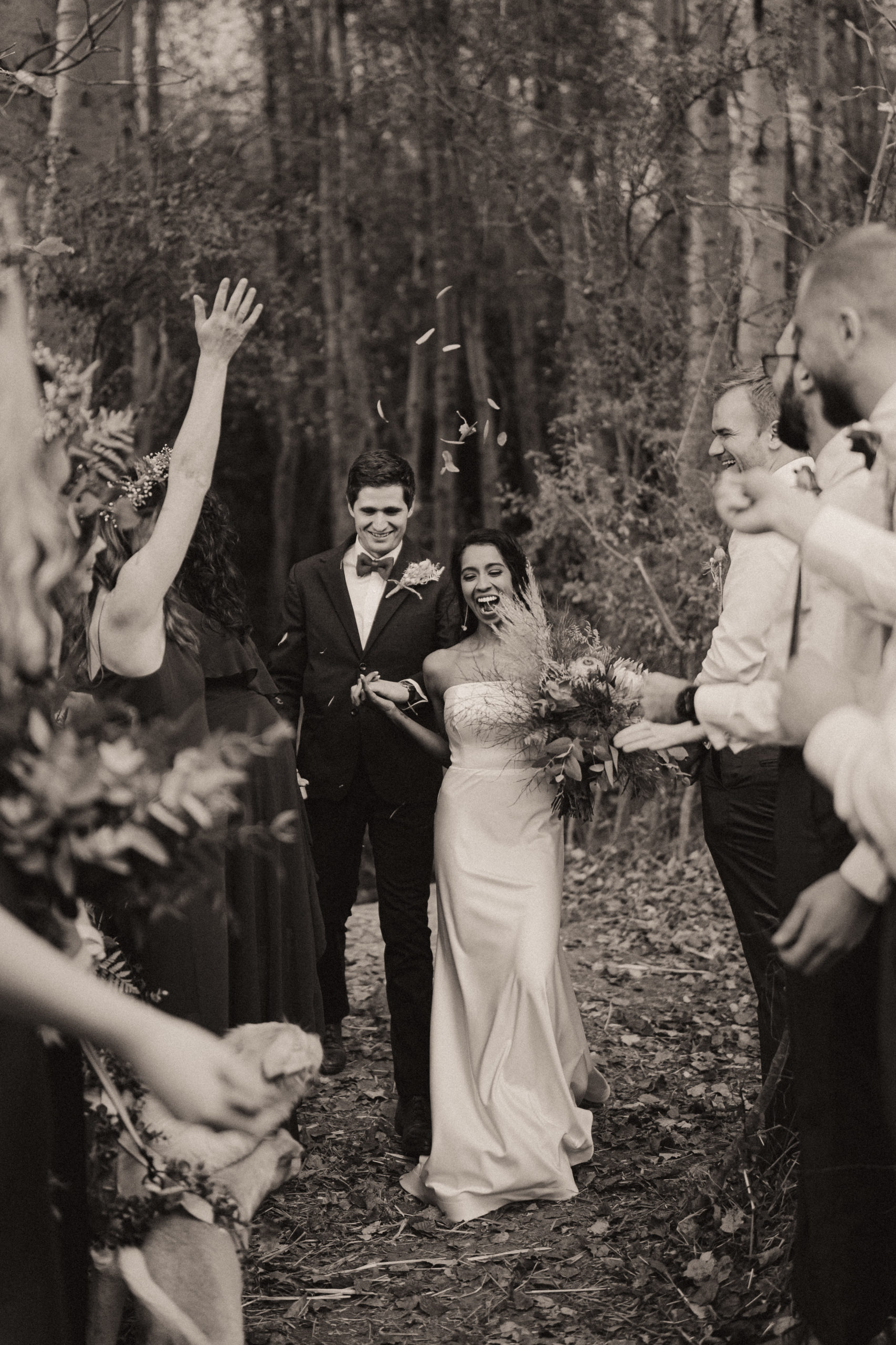 Bridal couple in Robertson, Western Cape
