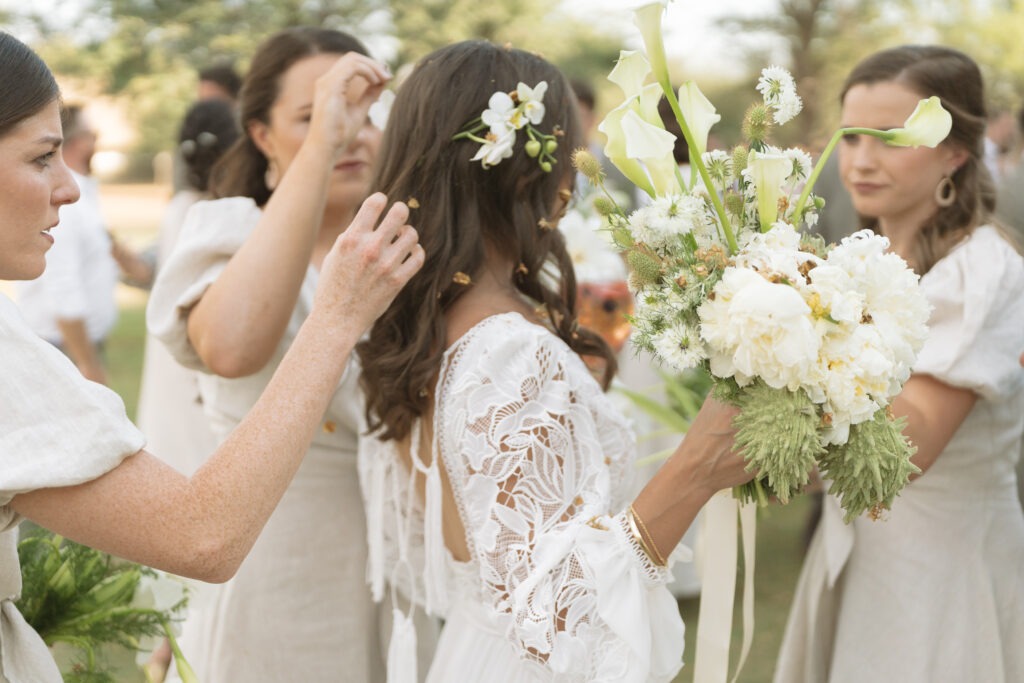 Fine candid and documentary photography of bride at their South African destination wedding