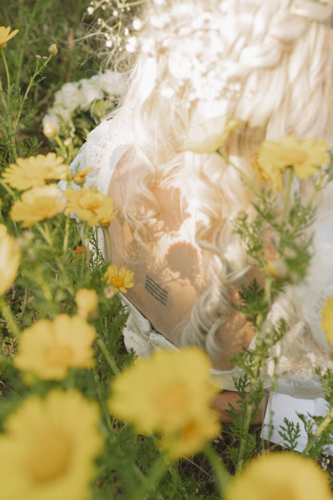 Artsy photography of colourful flowers in Cape Town